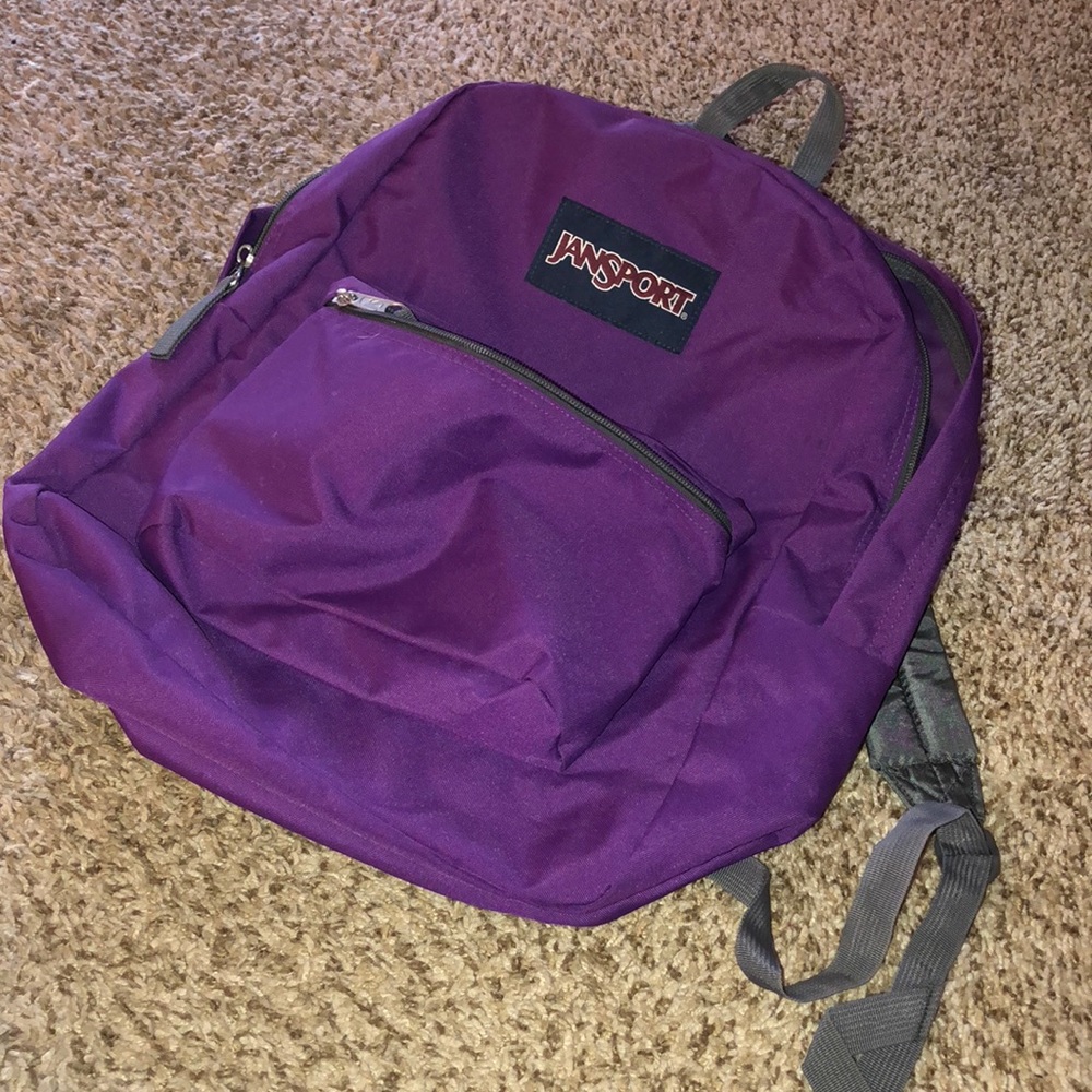 FINAL PRICE DROP Purple Jansport Backpack LIKE NEW